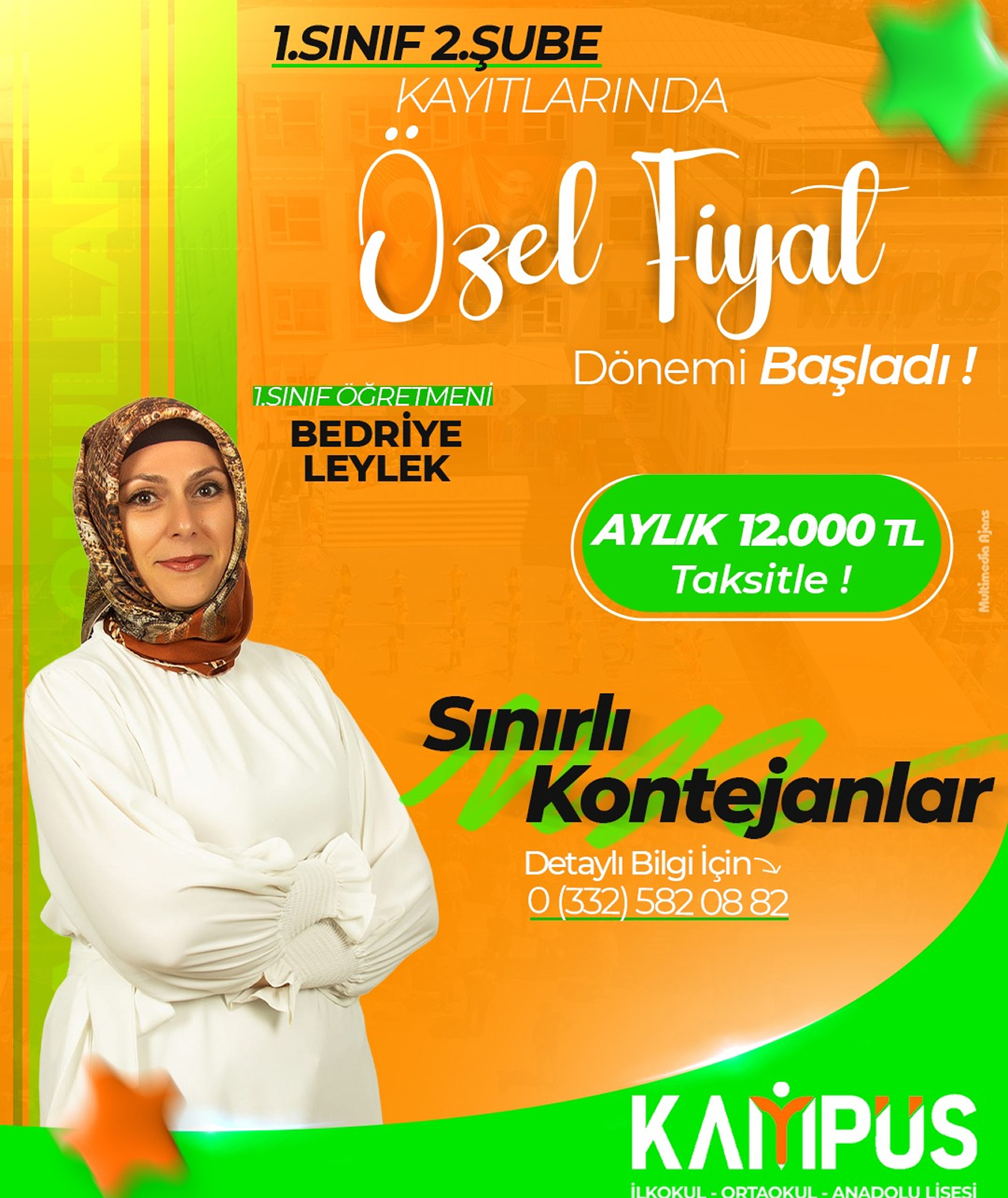 1. Sınıf 2. Sınıf Kayıtları Başlamıştır